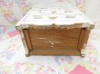 画像7: Wooden Doll Chest White (7)