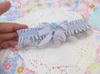 画像2: Wedding Garter Blue Flower (2)