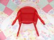 画像7: Wooden Doll Chair Red A (7)