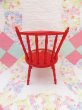 画像3: Wooden Doll Chair Red A (3)