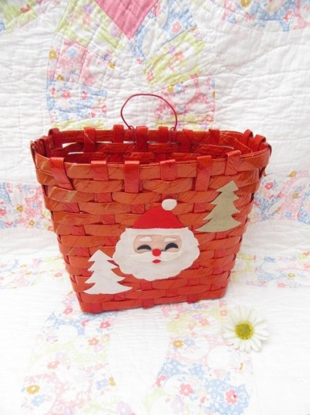 画像1: Santa Wall Basket (1)