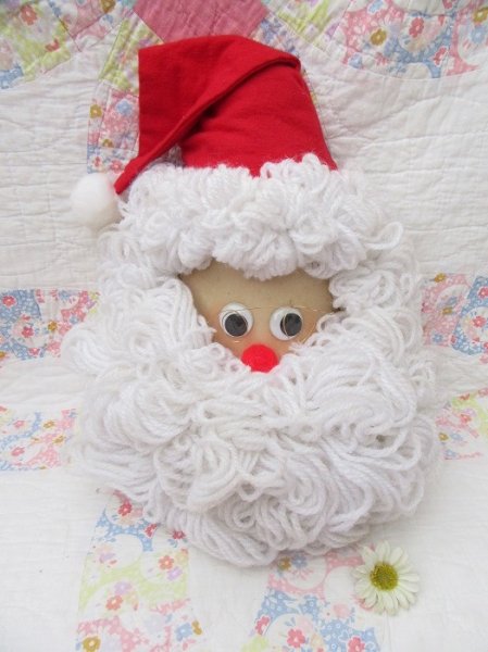 画像1: Big Santa Face Decor E (1)