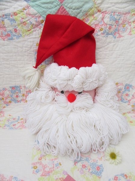 画像1: Big Santa Face Decor D (1)