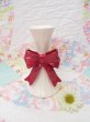 画像1: Red Bow Candle Stand (1)