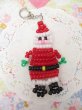 画像3: Beaded Santa Keychain (3)