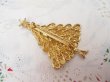 画像3: Gold Christmas Tree Brooch (3)