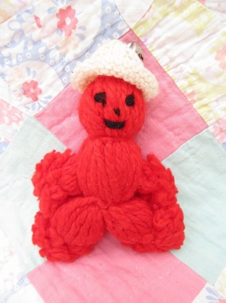 画像2: Red Yarn Boy Doll (2)