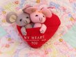 画像2: Twin Mouse Heart Ornament (2)