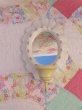 画像2: Pindot&Bow Wall Mirror.Candle Holde (2)