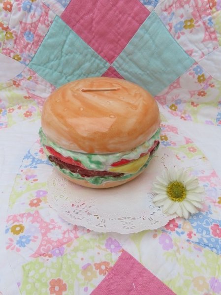 画像1: Hamburger Coin Bank (1)