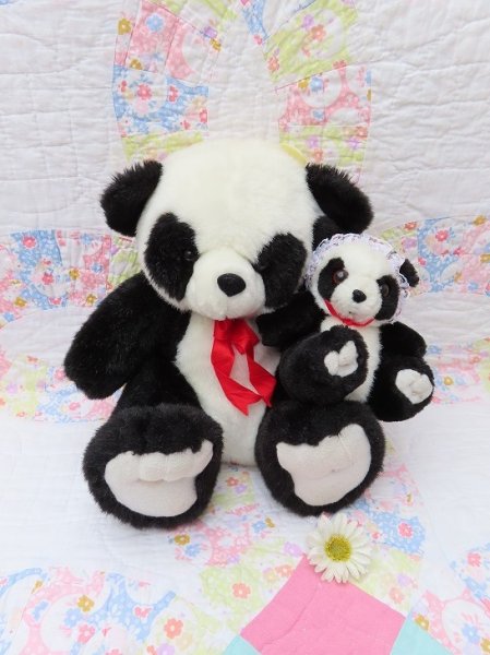 画像1: Mama&Baby Panda Plush (1)