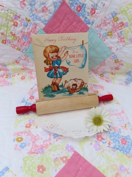 画像1: Rolling Pin Card Stand (1)