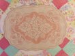 画像2: Lace Placemat Coral Orange (2)