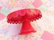 画像4: Metal Cake Stand Lace Red (4)