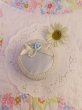 画像1: Blue Satin Mini Trinket Box (1)