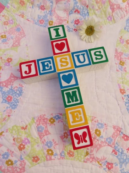 画像1: I♡JESUS Cross Colorful (1)