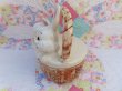 画像4: Ceramic Bunny Basket Jar (4)