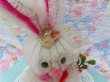画像6: Chenille Bunny White (6)