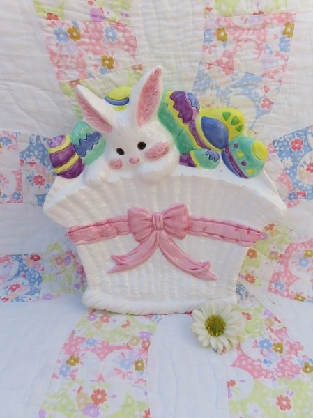 画像1: Basket in Bunny Plate (1)
