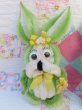画像3: Chenille Easter Bunny Pair Magnet Green (3)