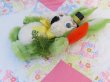 画像9: Chenille Easter Bunny Pair Magnet Green (9)