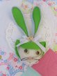 画像2: Easter Bunny Girl Magnet Green (2)