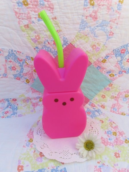 画像1: Peeps Drink Bottle Pink (1)
