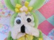 画像7: Chenille Easter Bunny Pair Magnet Green (7)