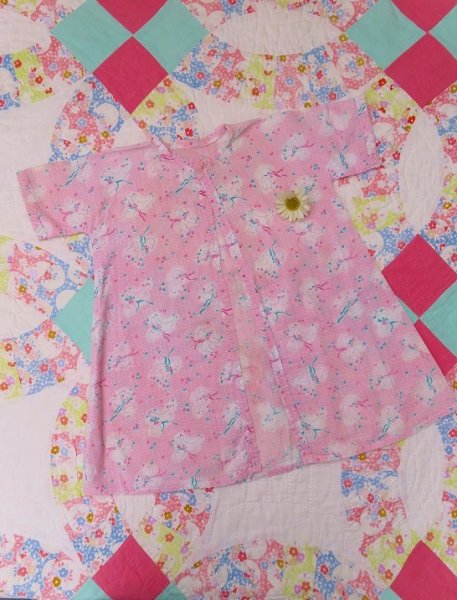 画像1: Baby Gown Lamb Pink (1)