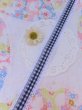 画像1: Navy Gingham Lace Trim (1)