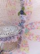 画像10: Wicker Doll Peacock Chair Blue (10)