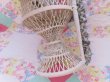 画像9: Wicker Doll Peacock Chair Blue (9)