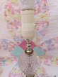 画像5: Clear Glass Hobnail Lamp (5)