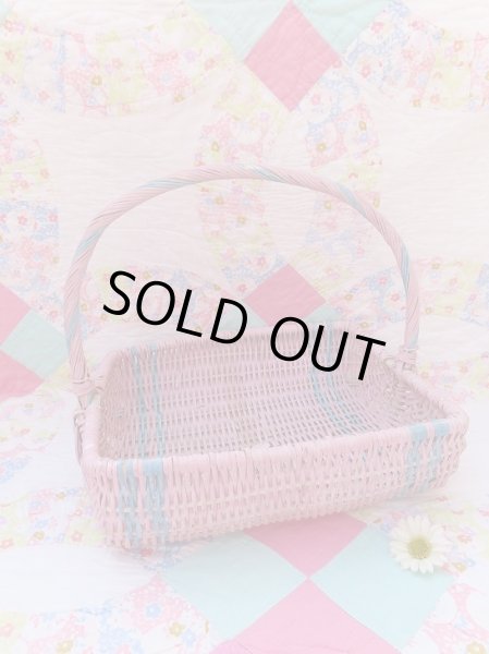 画像1: Wickre Basket Tray Pink (1)
