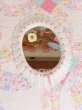 画像1: Pindot&Bow Oval Wall Mirror (1)