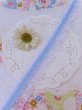 画像1: Frill Lace & Blue Ribbon Trim (1)