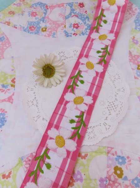 画像1: Margaret & Gingham Pink Tyrolean (1)