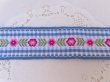 画像2: Flower&Gingham Blue Tyrolean M (2)