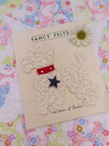 画像1: Fancy Felts Poodle White (1)