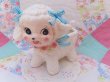 画像2: Blue Bow Lamb Planter (2)
