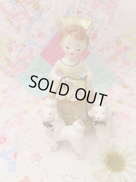 画像1: Lady&2Poodles Figurine (1)