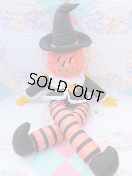 画像1: Nylon Jack-o-Lantern Long Doll (1)