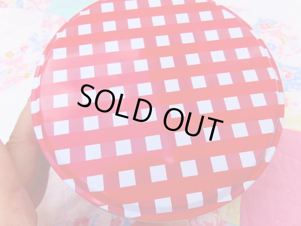 画像5: Red×White Check Can Round (5)