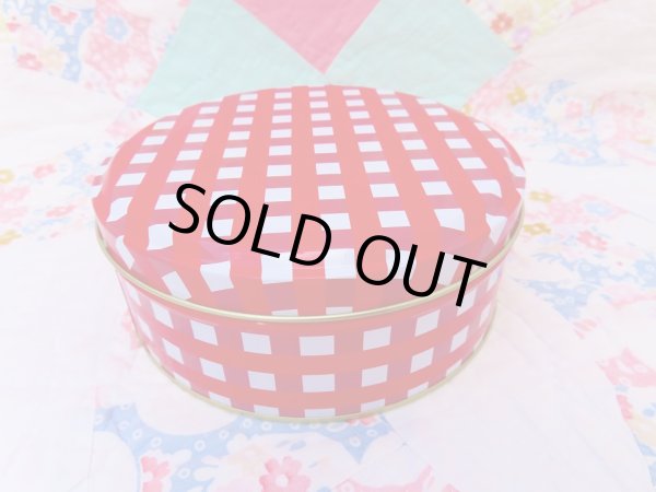 画像2: Red×White Check Can Round (2)