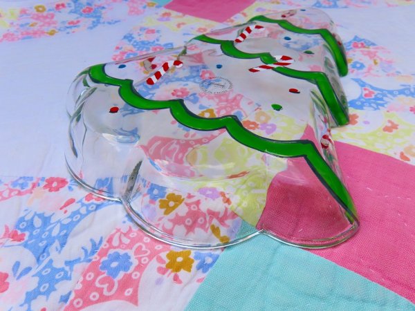 画像5: Glass Christmas Tree Plate (5)