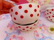 画像6: Red Polka Dot Bowl  (6)