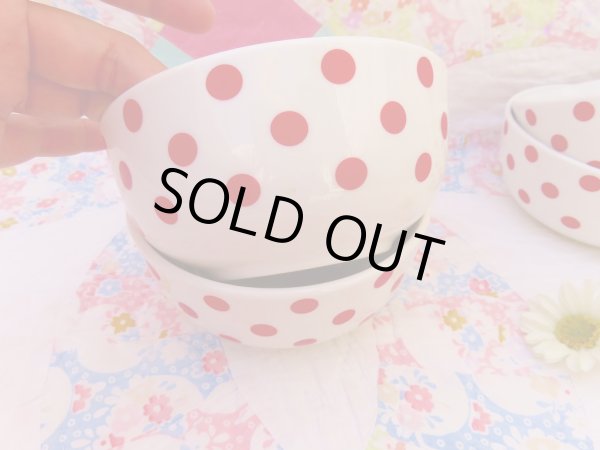 画像6: Red Polka Dot Bowl  (6)