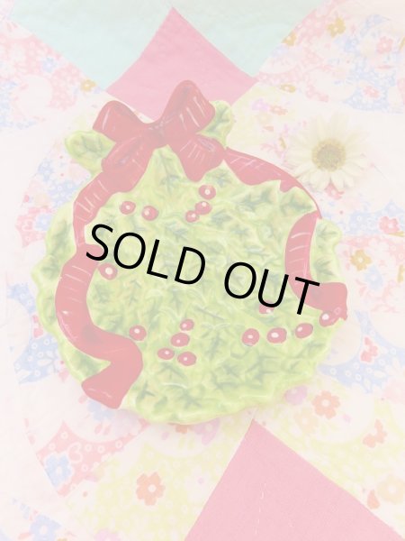 画像1: Holly Wreath Bowl (1)