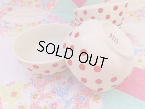画像7: Red Polka Dot Bowl  (7)