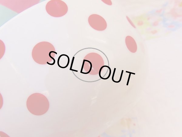 画像9: Red Polka Dot Bowl  (9)